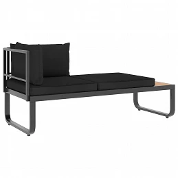 Acquista Set Divano da Giardino 4 pz ad Angolo Cuscini in Alluminio WPC con riferimento GHV-48653 della ditta GARDENHOME