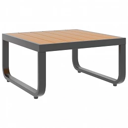 Acquista Set Divano da Giardino 4 pz ad Angolo Cuscini in Alluminio WPC con riferimento GHV-48653 della ditta GARDENHOME