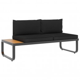 Acquista Set Divano da Giardino 5 pz ad Angolo Cuscini in Alluminio WPC con riferimento GHV-48655 della ditta GARDENHOME