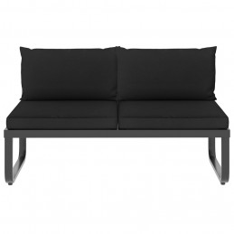 Acquista Set Divano da Giardino 5 pz ad Angolo Cuscini in Alluminio WPC con riferimento GHV-48655 della ditta GARDENHOME