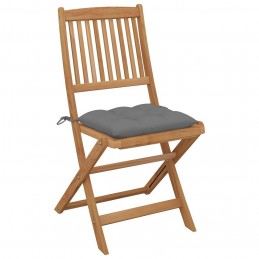 Acquista Sedie da Giardino Pieghevoli 6 pz con Cuscini Massello Acacia con riferimento GHV-3075010 della ditta GARDENHOME