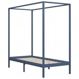 Acquista Giroletto a Baldacchino Grigio Legno Massello di Pino 100x200cm con riferimento GHV-283275 della ditta GARDENHOME