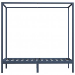 Acquista Giroletto a Baldacchino Grigio Legno Massello di Pino 100x200cm con riferimento GHV-283275 della ditta GARDENHOME