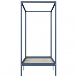 Acquista Giroletto a Baldacchino Grigio Legno Massello di Pino 100x200cm con riferimento GHV-283275 della ditta GARDENHOME