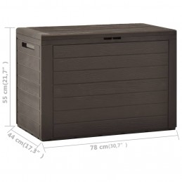 Acquista Baule da Giardino Marrone 78x44x55 cm con riferimento GHV-49442 della ditta GARDENHOME