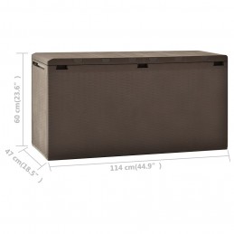 Acquista Baule da Giardino Marrone 114x47x60 cm con riferimento GHV-49447 della ditta GARDENHOME