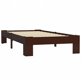 Acquista Giroletto Marrone Scuro in Legno Massello di Pino 90x200 cm con riferimento GHV-283298 della ditta GARDENHOME
