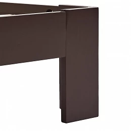 Acquista Giroletto Marrone Scuro in Legno Massello di Pino 90x200 cm con riferimento GHV-283298 della ditta GARDENHOME
