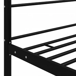 Acquista Letto a Baldacchino Nero in Metallo 100x200 cm con riferimento GHV-325054 della ditta GARDENHOME