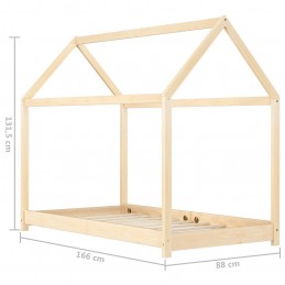 Acquista Giroletto per Bambini in Legno Massello di Pino 80x160 cm con riferimento GHV-283347 della ditta GARDENHOME