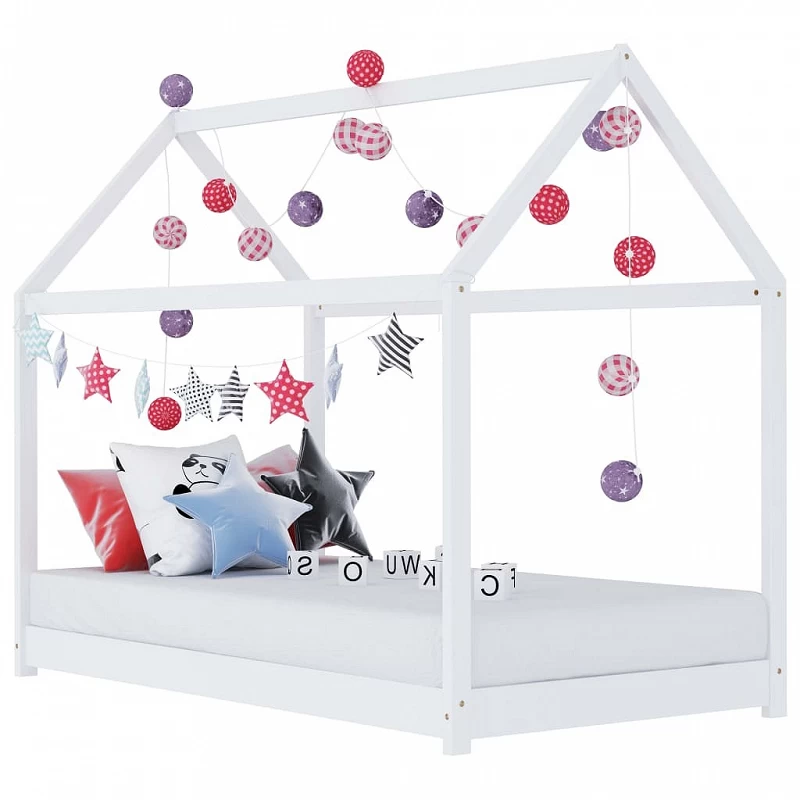 Acquista Giroletto per Bambini Bianco in Massello di Pino 80x160 cm con riferimento GHV-283350 della ditta GARDENHOME