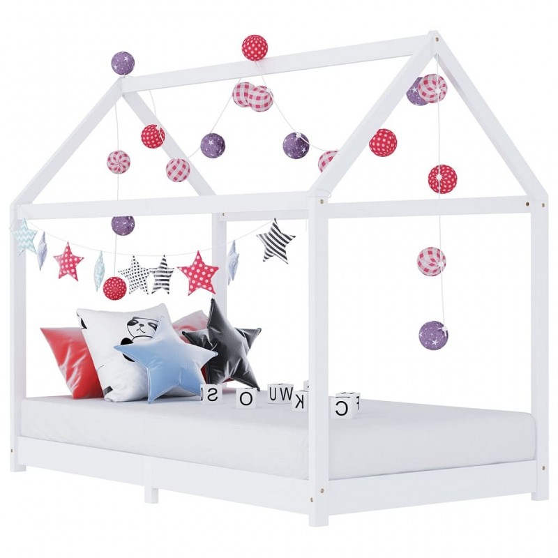 Acquista Giroletto per Bambini Bianco in Massello di Pino 90x200 cm con riferimento GHV-283351 della ditta GARDENHOME