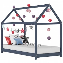 Acquista Giroletto per Bambini Grigio in Massello di Pino 70x140 cm con riferimento GHV-283352 della ditta GARDENHOME