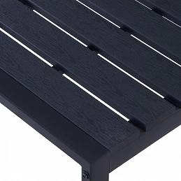 Acquista Panchina da Giardino 180 cm in Pannello PS Nero con riferimento GHV-49493 della ditta GARDENHOME