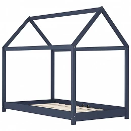 Acquista Giroletto per Bambini Grigio in Legno Massello di Pino 80x160cm con riferimento GHV-283353 della ditta GARDENHOME
