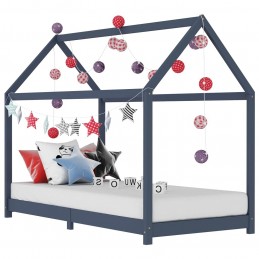 Acquista Giroletto per Bambini Grigio in Massello di Pino 90x200 cm con riferimento GHV-283354 della ditta GARDENHOME