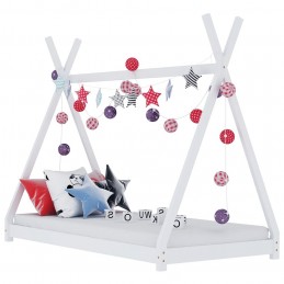 Acquista Giroletto per Bambini Bianco in Massello di Pino 80x160 cm con riferimento GHV-283359 della ditta GARDENHOME