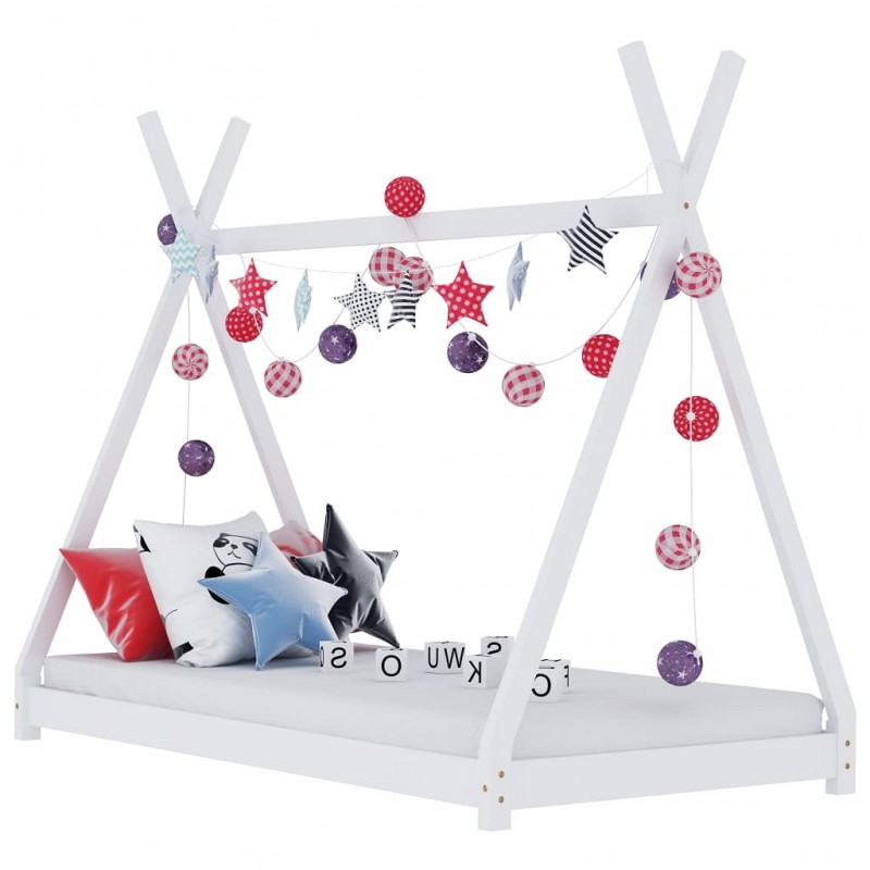 Acquista Giroletto per Bambini Bianco in Massello di Pino 90x200 cm con riferimento GHV-283360 della ditta GARDENHOME