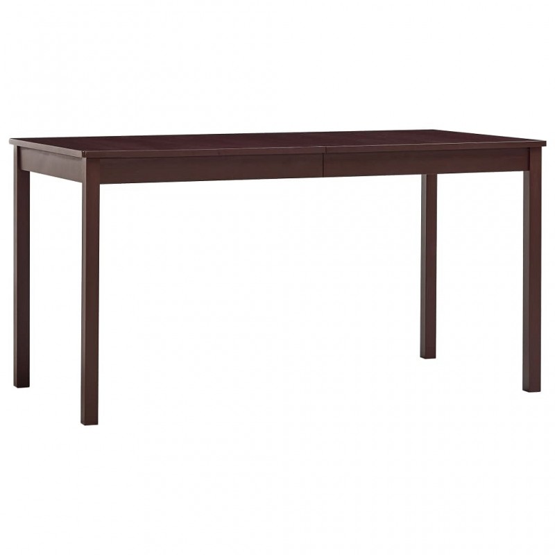 Acquista Tavolo da Pranzo Marrone Scuro 140x70x73 cm in Legno di Pino con riferimento GHV-283401 della ditta GARDENHOME