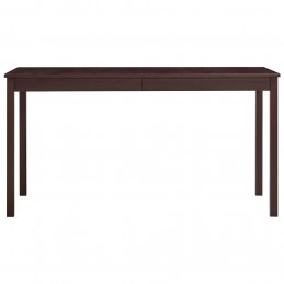 Acquista Tavolo da Pranzo Marrone Scuro 140x70x73 cm in Legno di Pino con riferimento GHV-283401 della ditta GARDENHOME