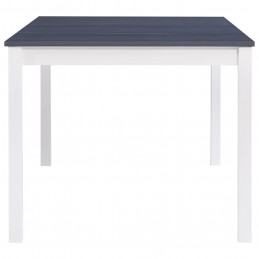 Acquista Tavolo da Pranzo Bianco e Grigio 180x90x73 cm in Legno di Pino con riferimento GHV-283406 della ditta GARDENHOME