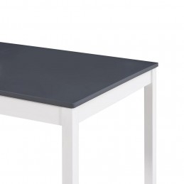 Acquista Tavolo da Pranzo Bianco e Grigio 180x90x73 cm in Legno di Pino con riferimento GHV-283406 della ditta GARDENHOME