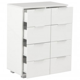 Acquista Credenza con Finitura Lucida Bianca 60x35x80 cm in Truciolato con riferimento GHV-283712 della ditta GARDENHOME