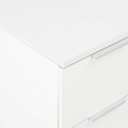 Acquista Credenza con Finitura Lucida Bianca 60x35x80 cm in Truciolato con riferimento GHV-283712 della ditta GARDENHOME