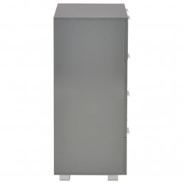 Acquista Credenza con Finitura Lucida Grigia 60x35x80 cm in Truciolato con riferimento GHV-283714 della ditta GARDENHOME