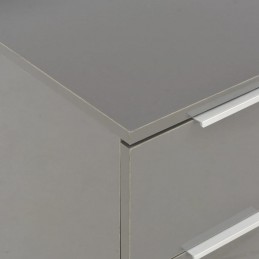 Acquista Credenza con Finitura Lucida Grigia 60x35x80 cm in Truciolato con riferimento GHV-283714 della ditta GARDENHOME