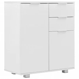 Acquista Credenza con Finitura Lucida Bianca 71x35x80 cm in Truciolato con riferimento GHV-283715 della ditta GARDENHOME
