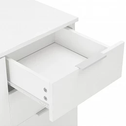 Acquista Credenza con Finitura Lucida Bianca 71x35x80 cm in Truciolato con riferimento GHV-283715 della ditta GARDENHOME