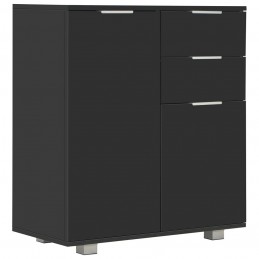 Acquista Credenza con Finitura Lucida Nera 71x35x80 cm in Truciolato con riferimento GHV-283716 della ditta GARDENHOME