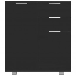 Acquista Credenza con Finitura Lucida Nera 71x35x80 cm in Truciolato con riferimento GHV-283716 della ditta GARDENHOME