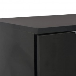 Acquista Credenza con Finitura Lucida Nera 71x35x80 cm in Truciolato con riferimento GHV-283716 della ditta GARDENHOME