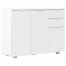 Acquista Credenza Bianco Lucido 107x35x80,5 cm con riferimento GHV-283718 della ditta GARDENHOME