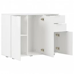 Acquista Credenza Bianco Lucido 107x35x80,5 cm con riferimento GHV-283718 della ditta GARDENHOME