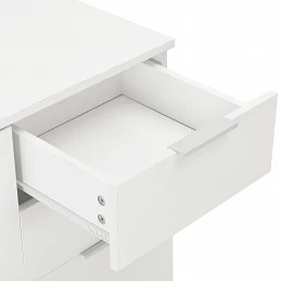 Acquista Credenza Bianco Lucido 107x35x80,5 cm con riferimento GHV-283718 della ditta GARDENHOME