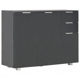 Acquista Credenza con Finitura Lucida Nera 107x35x76 cm con riferimento GHV-283719 della ditta GARDENHOME