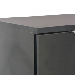 Acquista Credenza con Finitura Lucida Nera 107x35x76 cm con riferimento GHV-283719 della ditta GARDENHOME