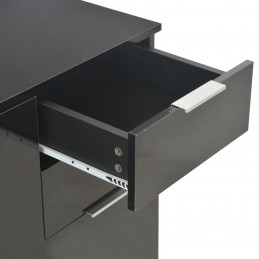 Acquista Credenza con Finitura Lucida Nera 107x35x76 cm con riferimento GHV-283719 della ditta GARDENHOME
