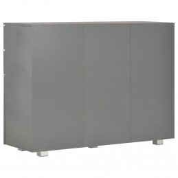 Acquista Credenza con Finitura Lucida Grigia 107x35x76 cm con riferimento GHV-283720 della ditta GARDENHOME