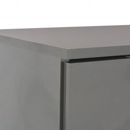 Acquista Credenza con Finitura Lucida Grigia 107x35x76 cm con riferimento GHV-283720 della ditta GARDENHOME