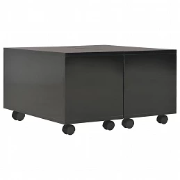 Acquista Tavolino da Caffè Nero Lucido 60x60x35 cm in Truciolato con riferimento GHV-283722 della ditta GARDENHOME