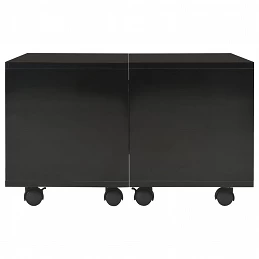Acquista Tavolino da Caffè Nero Lucido 60x60x35 cm in Truciolato con riferimento GHV-283722 della ditta GARDENHOME