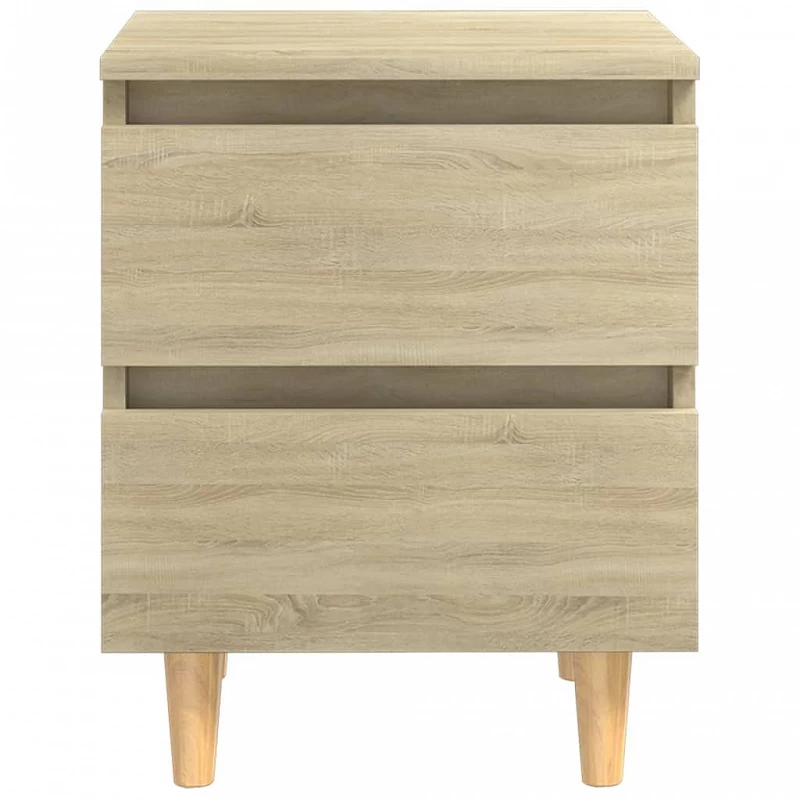 Comodino Rovere Sonoma 40x35x47,5 Cm In Legno Multistrato 827330 - 5