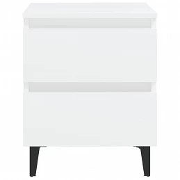 Acquista Comodino Bianco 40x35x50 cm in Legno Multistrato con riferimento GHV-805869 della ditta GARDENHOME