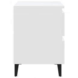 Acquista Comodino Bianco 40x35x50 cm in Legno Multistrato con riferimento GHV-805869 della ditta GARDENHOME