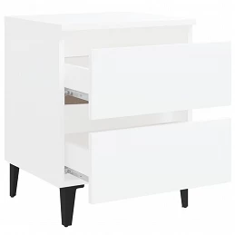 Acquista Comodino Bianco 40x35x50 cm in Legno Multistrato con riferimento GHV-805869 della ditta GARDENHOME