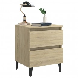 Acquista Comodino Rovere Sonoma 40x35x50 cm in Truciolato con riferimento GHV-805875 della ditta GARDENHOME